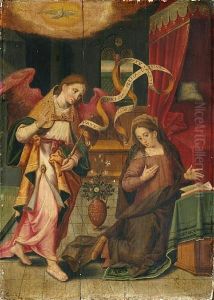 The Annunciation by Michiel Coxie