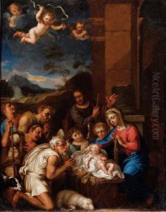 Adorazione Dei Pastori by Noel Coypel