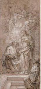 La Visitation by Noel Coypel