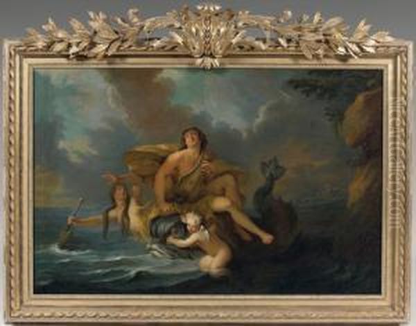 Arion Jouant De La Lyre, Porte Par Un Dauphin Herodote - view 1
