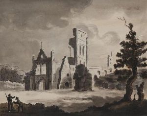 A Group Of 4 Landscapes by Alexander Cozens