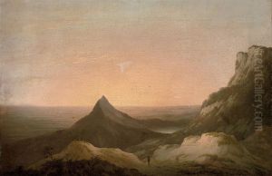 A View Of Cader Idris, Snowdonia, North Wales, At Sunset
