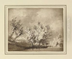 Studies Of Trees by John Robert Cozens