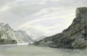 On The Arve, Near Sallanches In Savoy On The Arve, Near Sallanches In Savoy