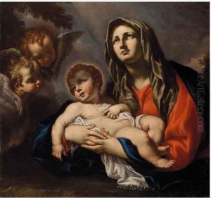 Madonna Con Il Bambino by Francesco Cozza
