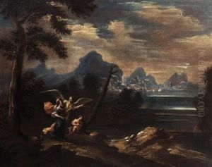 Paesaggio Con Il Sacrificio Diisacco