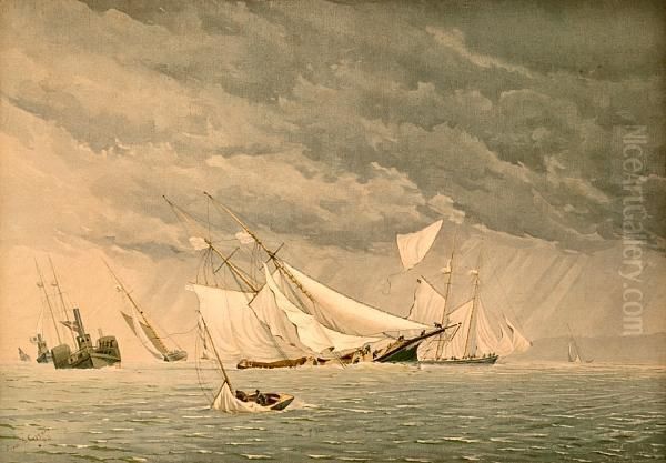 In The Narrows A Black Squall - view 1