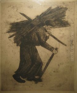 "porteuse De Bois". by Arthur Craco
