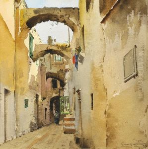 Vicolo Di Capri by Aurelio Craffonara