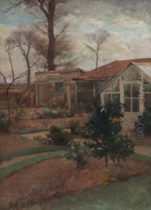 Garden Scene by Percy Robert Craft