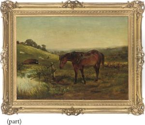 A Horse Watering, Keynsham, Bath