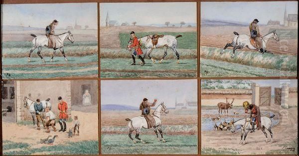 chevaux De Chasse A Courre - view 1