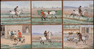chevaux De Chasse A Courre by Victor Geruzez, Dit Crafty