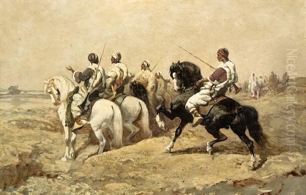 Men On Horseback - view 1