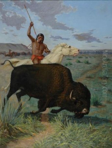The Buffalo Hunt - view 1