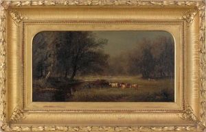 Landscape With Cows by Thomas Bigelow Craig