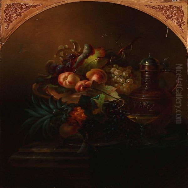 Still Life With Fruit And Wine - view 1
