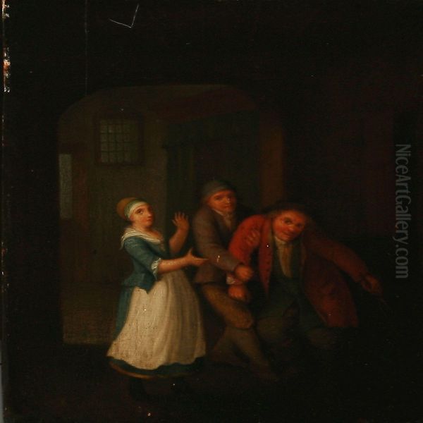 Interior With A Drunk Man - view 1