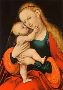 Madonna Mit Dem Kind by Lucas The Elder Cranach