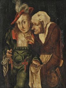 The Ill-matched Lovers by Lucas The Younger Cranach