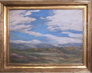 Cloudy Landscape by Frederick Crane