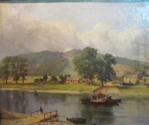 Caputh Ferry by James Hall Cranstoun