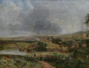 Provinsiell Stadsvy by James Hall Cranstoun