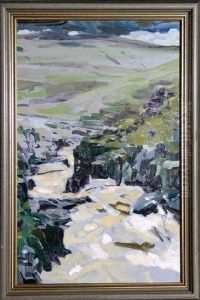 Cauldron Snout, Upper Teesdale by John Hall Craunston