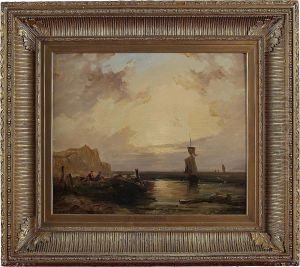 Beach Scene, East Coast by Edmund Thornton Crawford