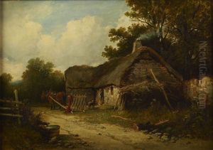 At The Cottage Door by Edmund Thornton Crawford