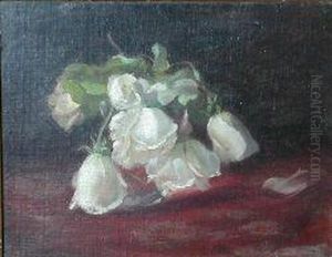 Roses On A Table by Robert Crawford