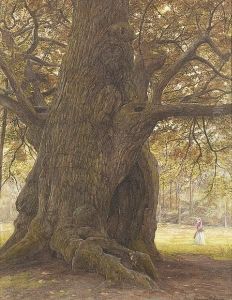 The Major Oak, Sherwood Forest by George Edward Crawhall