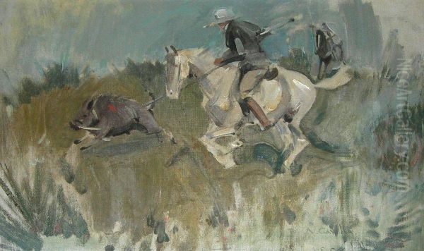 The Boar Hunt - view 1