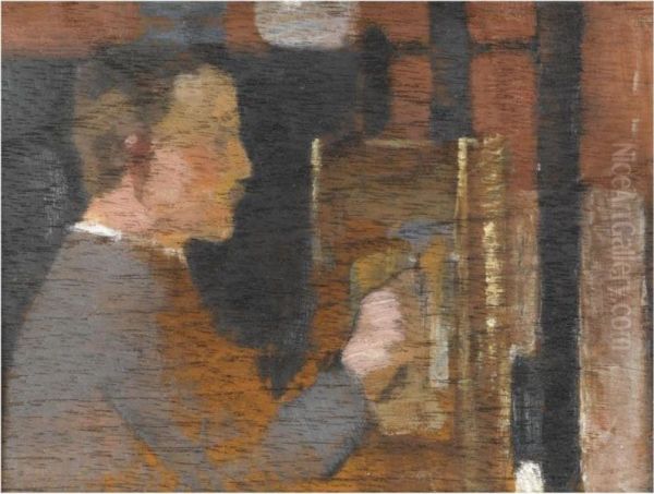 James Guthrie At His Easel - view 1