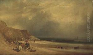 Children Playing On A Beach