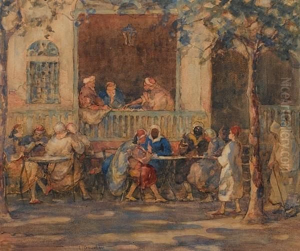 An Arab Cafe - view 1