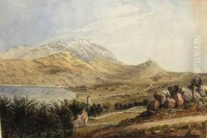 "fort Of St George, Mt Aenos From The Spilia Road"