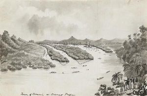 The Town Of Brunei by Edward Hodges Cree