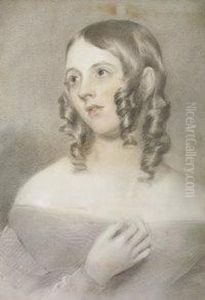 Portrait Of His Daughter Sarah Cregan by Martin Cregan
