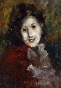 Portrait Of A Woman by Tranquillo Cremona