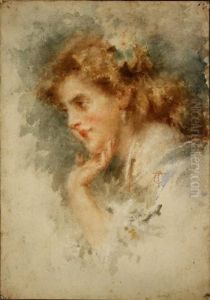 ''volto Di Ragazza'' by Tranquillo Cremona