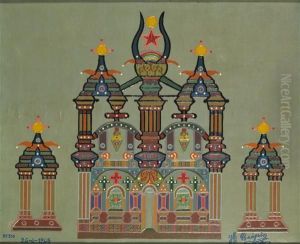 Composition Mediumnique by Fleury Joseph Crepin