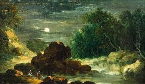 Paysage De Riviere by Louis-Philippe Crepin