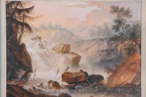Paysage Lacustre by Louis-Philippe Crepin