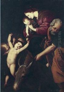 The Flight Into Egypt by Giovanni Battista Crespi Il Cerano