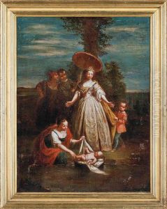 The Finding Of Moses by Giuseppe Maria Crespi