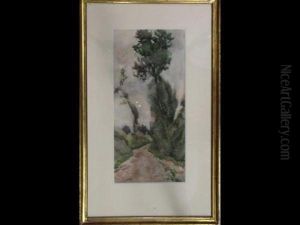 Chemin De Campagne by Adolphe Crespin