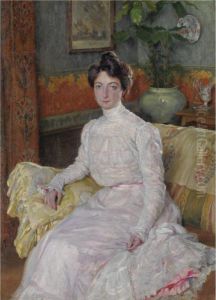 Ritratto Della Signorina Maria Dell'acqua by Carlo Cressini