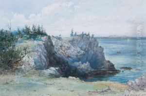 Rocky Coast. by William Nichol Cresswell