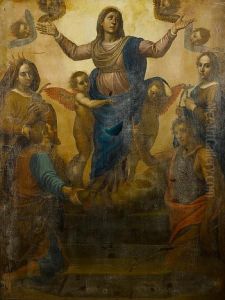 The Virgin With Saints Lucy by Domenico Cresti (see Passignano)